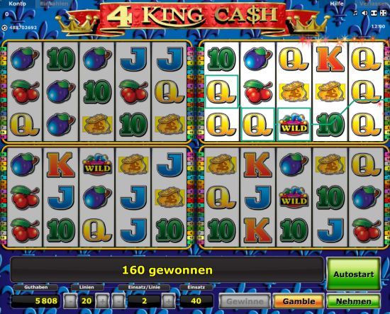 Novoline Automat 4 King Cash