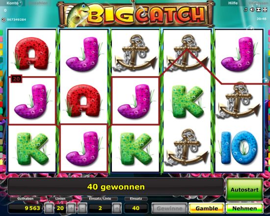 Novoline Automat Big Catch