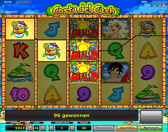 Novoline Automat Costa del Cash