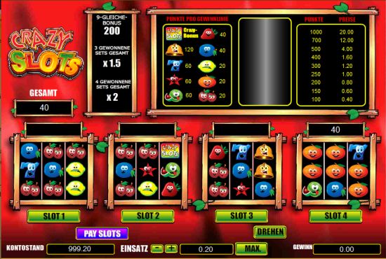 Crazy Slots Videoautomat