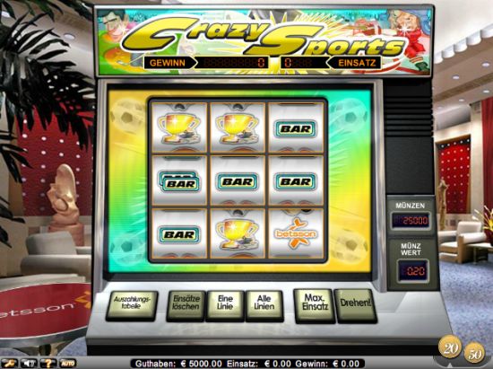 Crazy Sports Spielautomat