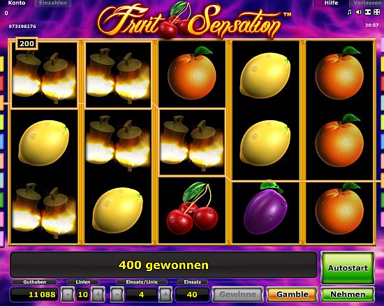 Novoline Automat Fruit Sensation