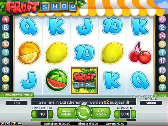 Fruit Shop Spielautomat