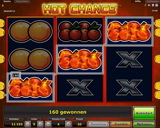 Novoline Automat Hot Chance
