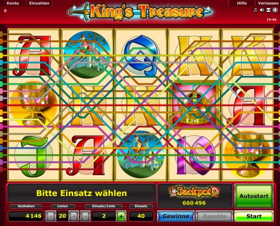 Novoline Automat King's Treasure