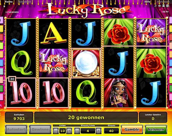 Novoline Automat Lucky Rose