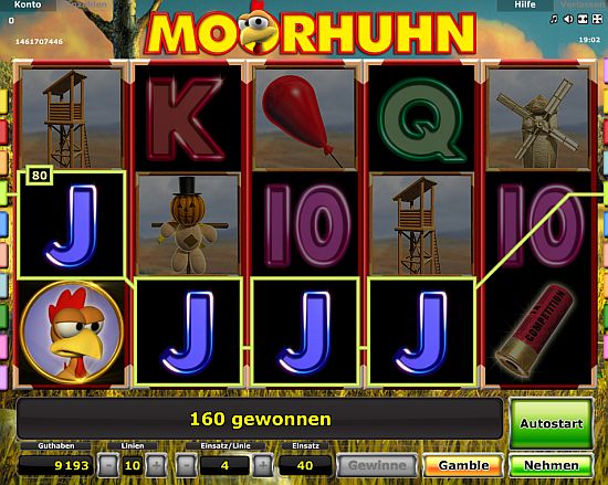 Novoline Automat Moorhuhn