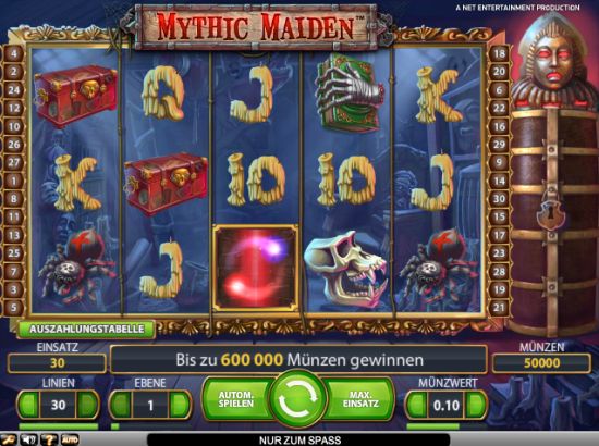 Mythic Maiden Spielautomat