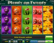 Früchteslot Plenty on Twenty