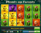 Plenty on Twenty Spielhalle online