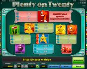 Plenty on Twenty Geldgewinne