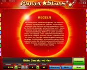 Power Stars von Novoline