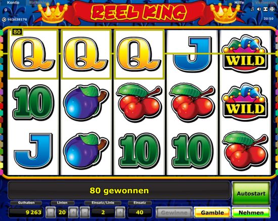 Novoline Automat Reel King